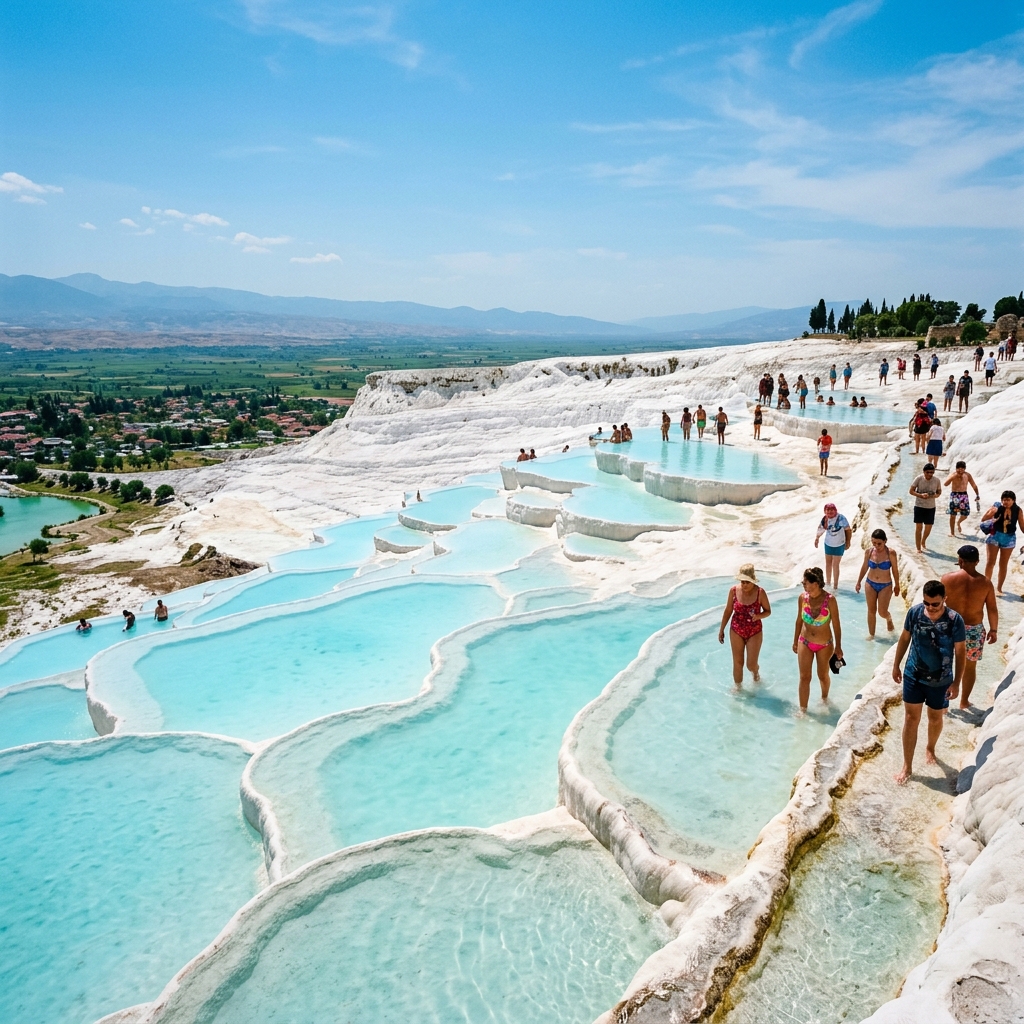 Pamukkale & Hierapolis: Thermal Travertines, Cleopatra Pool & Resort Guide